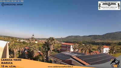 immagine della webcam nei dintorni di Campora San Giovanni: webcam Sant'Eufemia Lamezia