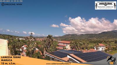 immagine della webcam nei dintorni di Campora San Giovanni: webcam Sant'Eufemia Lamezia