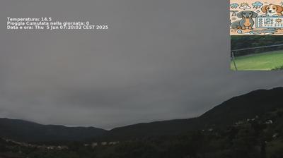 immagine della webcam nei dintorni di Forno Canavese: webcam Lanzo Torinese
