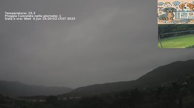 immagine della webcam nei dintorni di Rocca Canavese: webcam Lanzo Torinese
