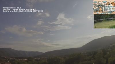immagine della webcam nei dintorni di Forno Canavese: webcam Lanzo Torinese