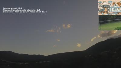 immagine della webcam nei dintorni di Caselle Torinese: webcam Lanzo Torinese