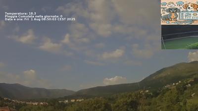 immagine della webcam nei dintorni di Rocca Canavese: webcam Lanzo Torinese