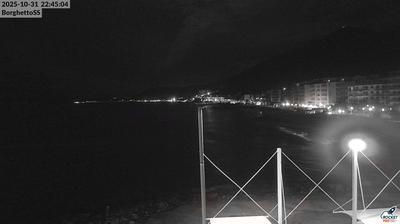 immagine della webcam nei dintorni di Pietra Ligure: webcam Borghetto Santo Spirito