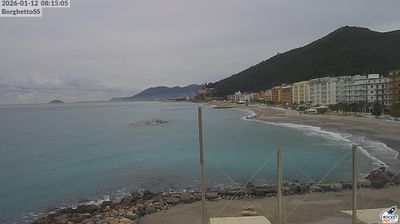 immagine della webcam nei dintorni di Finale Ligure: webcam Borghetto Santo Spirito