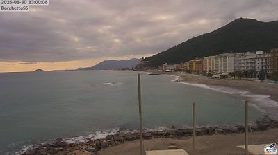 immagine della webcam nei dintorni di Borgio Verezzi: webcam Borghetto Santo Spirito