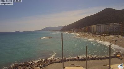 immagine della webcam nei dintorni di Nasino: webcam Giardini
