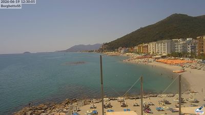 immagine della webcam nei dintorni di Borghetto Santo Spirito: webcam Giardini