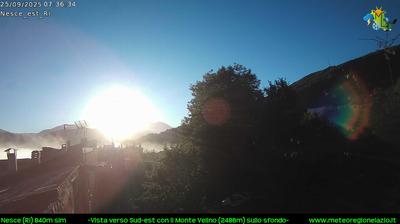 Preview delle webcam di Pescorocchiano