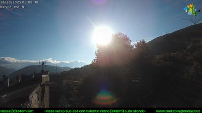 immagine della webcam nei dintorni di Rieti: webcam Pescorocchiano