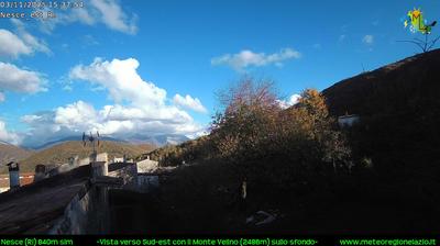 immagine della webcam nei dintorni di Sante Marie: webcam Pescorocchiano