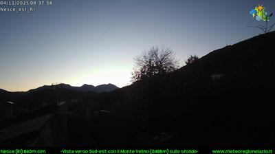 immagine della webcam nei dintorni di Sante Marie: webcam Pescorocchiano