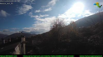 Preview delle webcam di Pescorocchiano