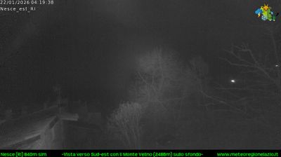 immagine della webcam nei dintorni di Rieti: webcam Pescorocchiano