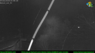 immagine della webcam nei dintorni di Borgorose: webcam Pescorocchiano