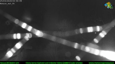 immagine della webcam nei dintorni di Borgorose: webcam Pescorocchiano