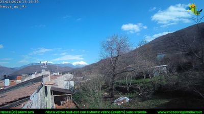 immagine della webcam nei dintorni di Mandela: webcam Pescorocchiano