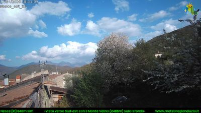 immagine della webcam nei dintorni di Sante Marie: webcam Pescorocchiano