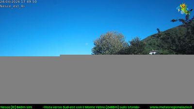 immagine della webcam nei dintorni di Cervara di Roma: webcam Pescorocchiano