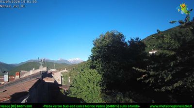 immagine della webcam nei dintorni di L'Aquila: webcam Pescorocchiano