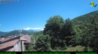 immagine della webcam nei dintorni di Pizzoli: webcam Pescorocchiano