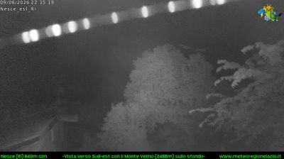 immagine della webcam nei dintorni di Cervara di Roma: webcam Pescorocchiano