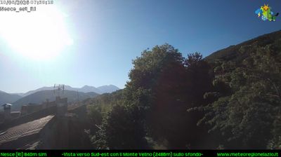 immagine della webcam nei dintorni di Spedino: webcam Pescorocchiano