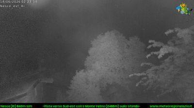 immagine della webcam nei dintorni di Cervara di Roma: webcam Pescorocchiano