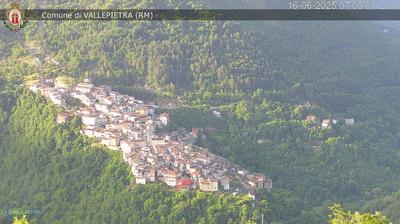 immagine della webcam nei dintorni di Guadagnolo: webcam Vallepietra