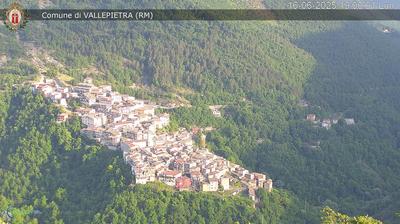 immagine della webcam nei dintorni di Subiaco: webcam Vallepietra