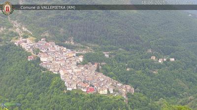immagine della webcam nei dintorni di Genazzano: webcam Vallepietra