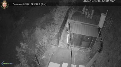 immagine della webcam nei dintorni di Castellafiume: webcam Vallepietra