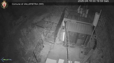 immagine della webcam nei dintorni di Guadagnolo: webcam Vallepietra