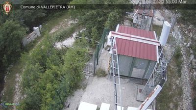 immagine della webcam nei dintorni di Guadagnolo: webcam Vallepietra