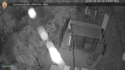 immagine della webcam nei dintorni di Campo Staffi: webcam Vallepietra