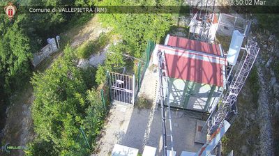 immagine della webcam nei dintorni di Sante Marie: webcam Vallepietra