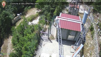 immagine della webcam nei dintorni di Tecchiena: webcam Vallepietra