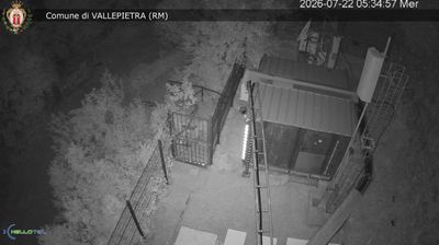 immagine della webcam nei dintorni di Guadagnolo: webcam Vallepietra