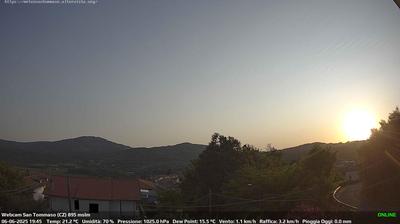 immagine della webcam nei dintorni di Villaggio Palumbo: webcam Soveria Mannelli