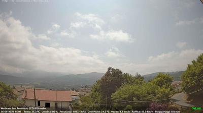immagine della webcam nei dintorni di Simeri Crichi: webcam Soveria Mannelli