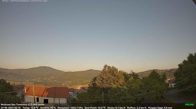 immagine della webcam nei dintorni di Lamezia Terme: webcam Soveria Mannelli