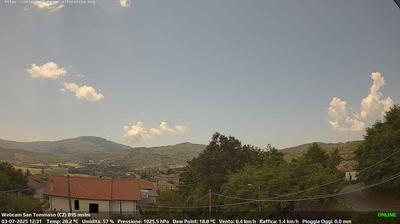 immagine della webcam nei dintorni di Camigliatello Silano: webcam Soveria Mannelli