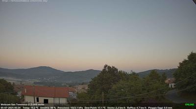 immagine della webcam nei dintorni di Sant'Eufemia Lamezia: webcam Soveria Mannelli