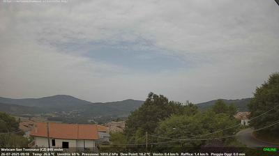 immagine della webcam nei dintorni di Gizzeria: webcam Soveria Mannelli