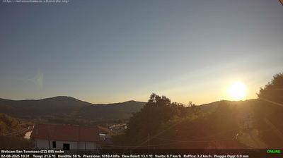 immagine della webcam nei dintorni di Botte Donato: webcam Soveria Mannelli