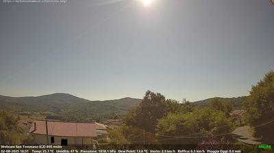 immagine della webcam nei dintorni di Catanzaro: webcam Soveria Mannelli