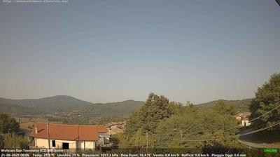 immagine della webcam nei dintorni di Catanzaro: webcam Soveria Mannelli