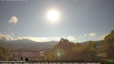 immagine della webcam nei dintorni di Villaggio Palumbo: webcam Soveria Mannelli
