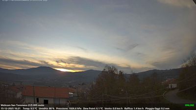 immagine della webcam nei dintorni di Spezzano della Sila: webcam Soveria Mannelli