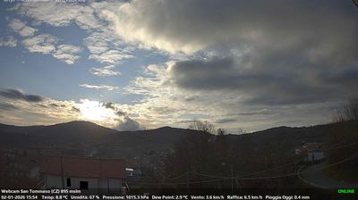 immagine della webcam nei dintorni di Amantea: webcam Soveria Mannelli